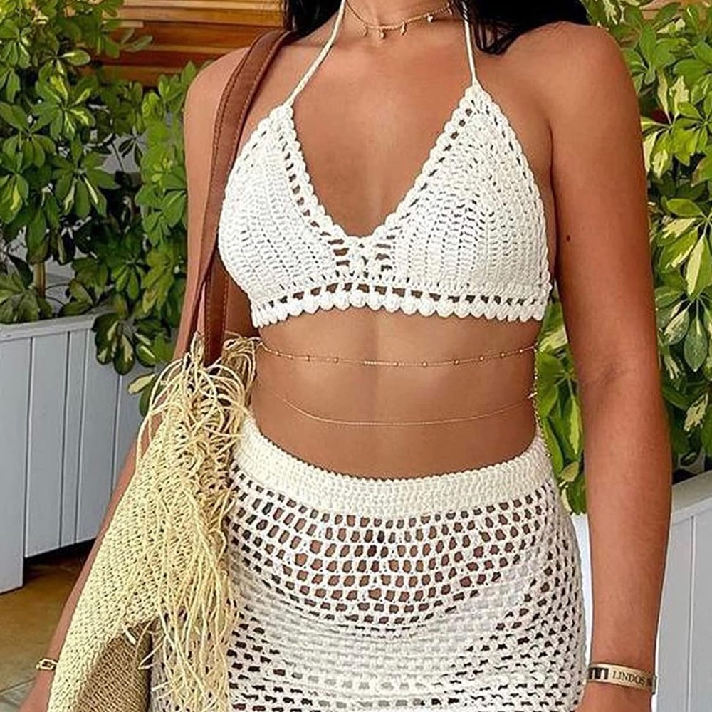 Crochet Women’s Two Piece Bathing Suit